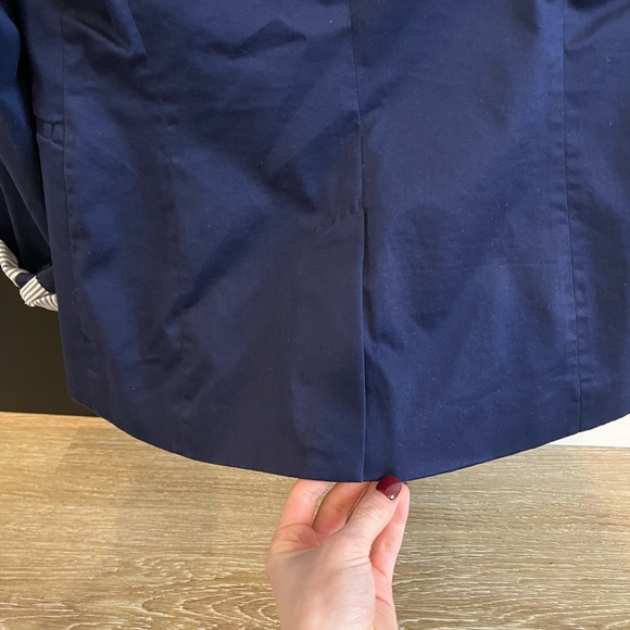 Navy blue blazer with gold buttons - Picture 3 of 8